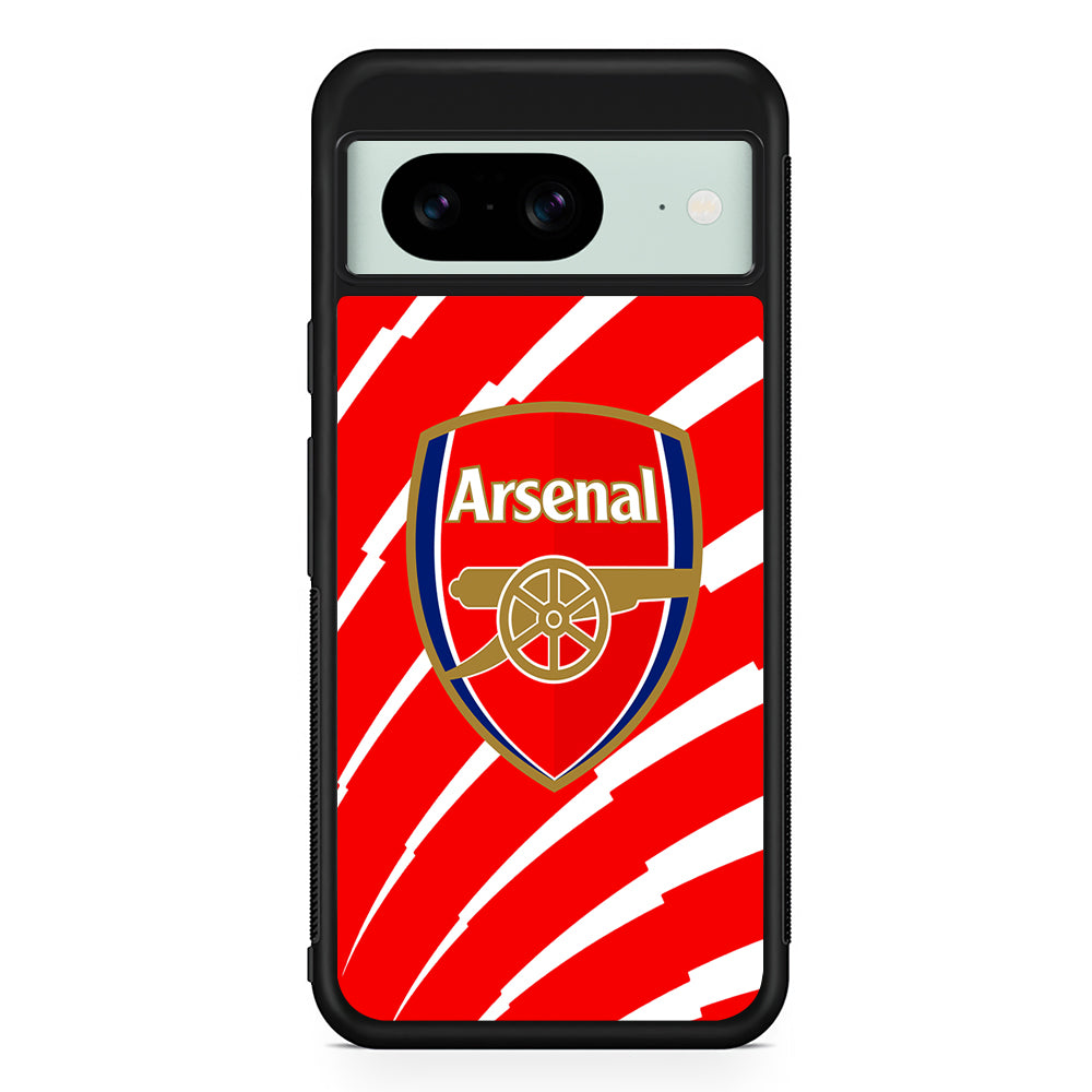 Arsenal FC Gunners Logo Google Pixel 8 Case | Durable Protective Cover for Google Pixel 8