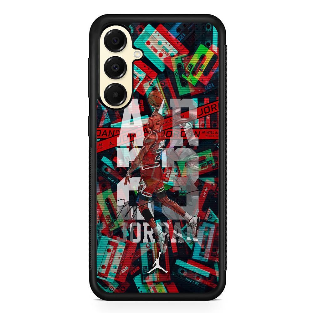 Air Jordan Record The Moment Samsung Galaxy A16 Case | Slim Rubber Case for Samsung Galaxy A16