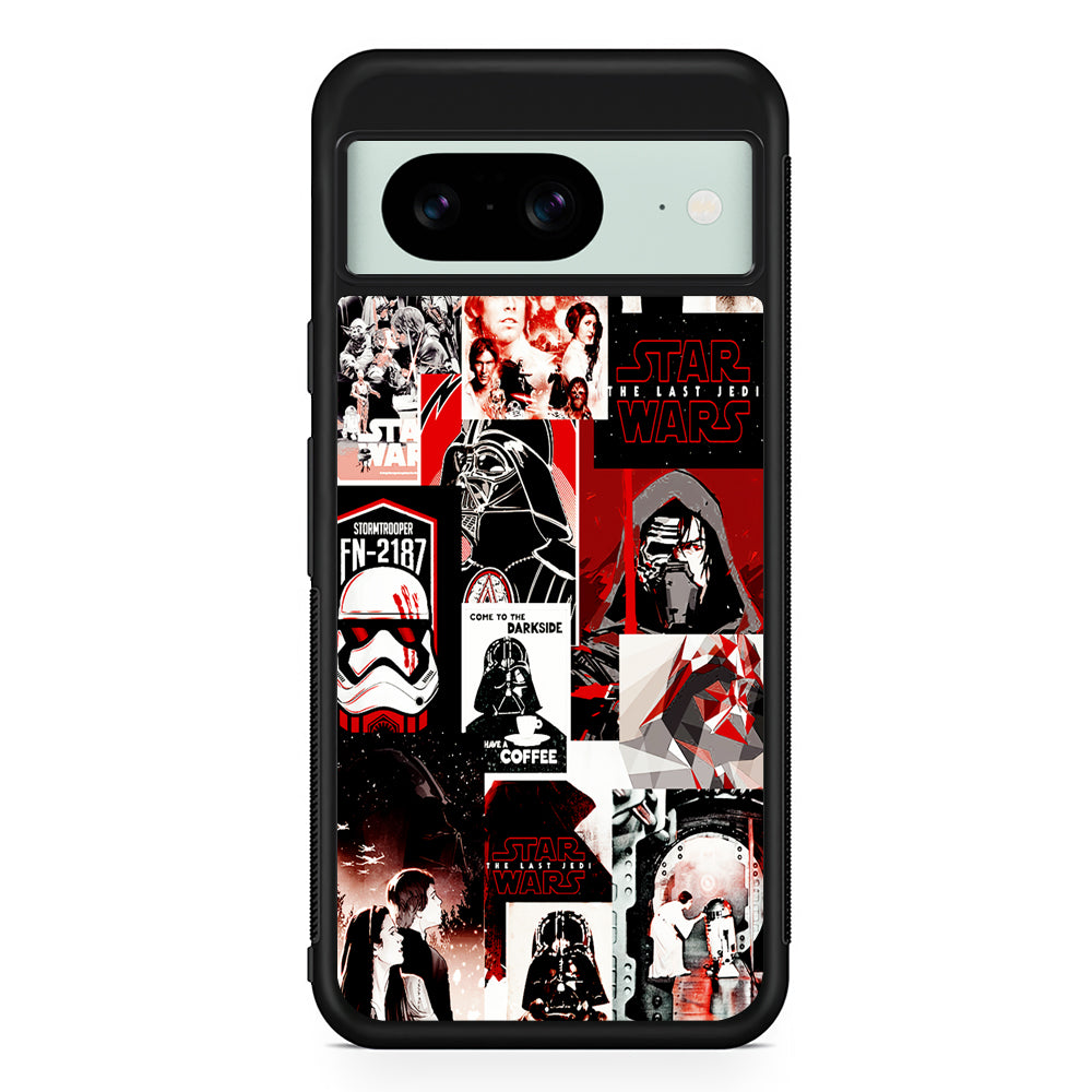 Star Wars Aesthetic Collage Google Pixel 8 Case | Durable Protective Cover for Google Pixel 8