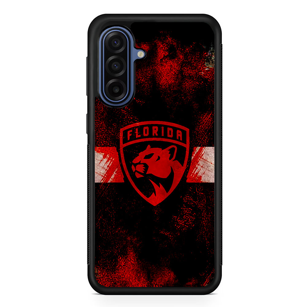 NHL Florida Panthers Abstract Samsung Galaxy A17 Case | Slim Protective Phone Cover