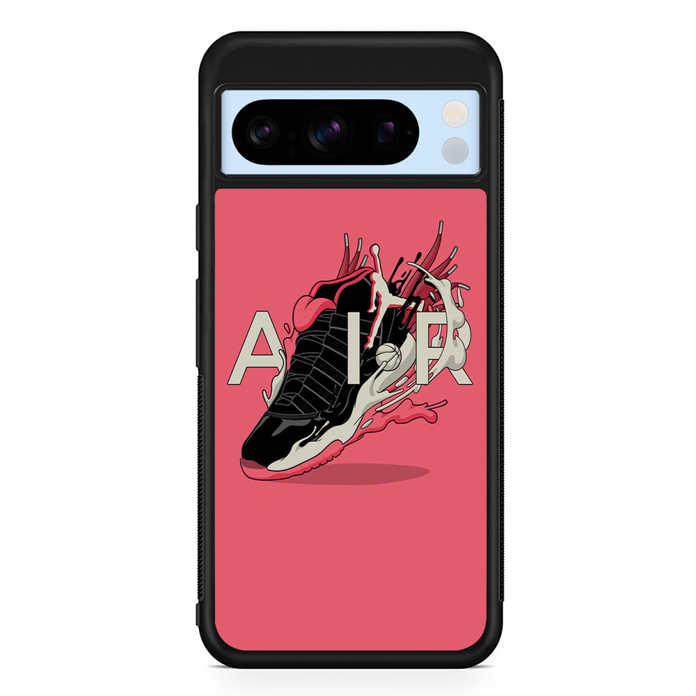 Air Jordan Paint Of Shoes Art Google Pixel 8 Pro Case | Slim Protective Cover