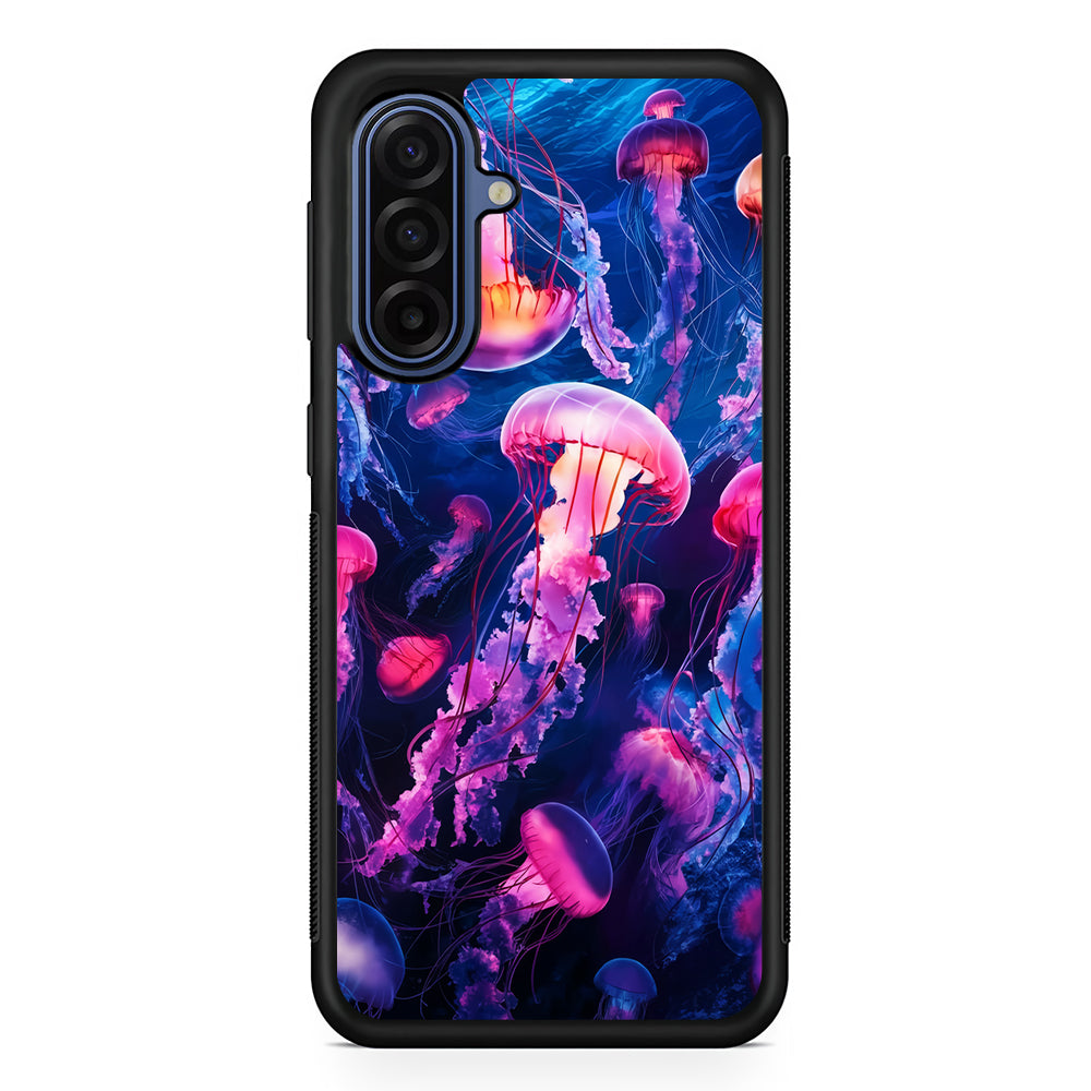 Jellyfish Drifting in The Ocean Samsung Galaxy A17 Case | Slim Protective Phone Cover