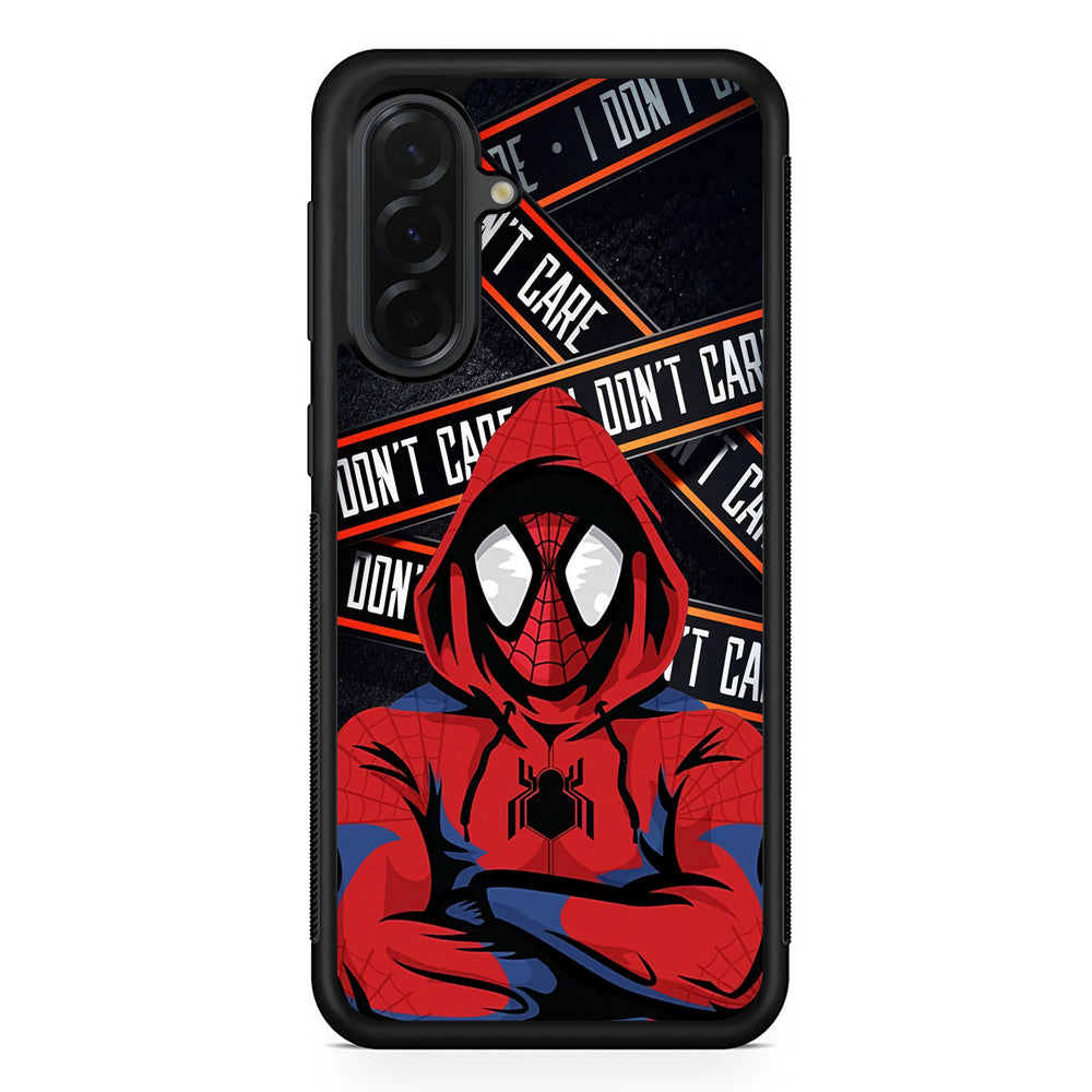Spiderman Indifferent Mode Samsung Galaxy A36 Case | Protective Rubber Cover