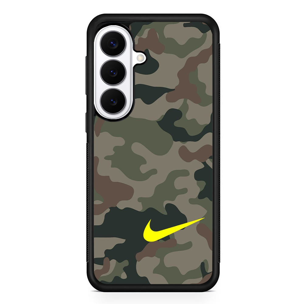 Nike Camo Yellow Alert Samsung Galaxy S26 Plus Case | Stylish Protective Cover for Samsung Galaxy S26 Plus