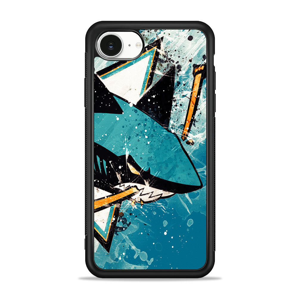 NHL San Jose Sharks Team iPhone 16e Case | Protective Phone Cover
