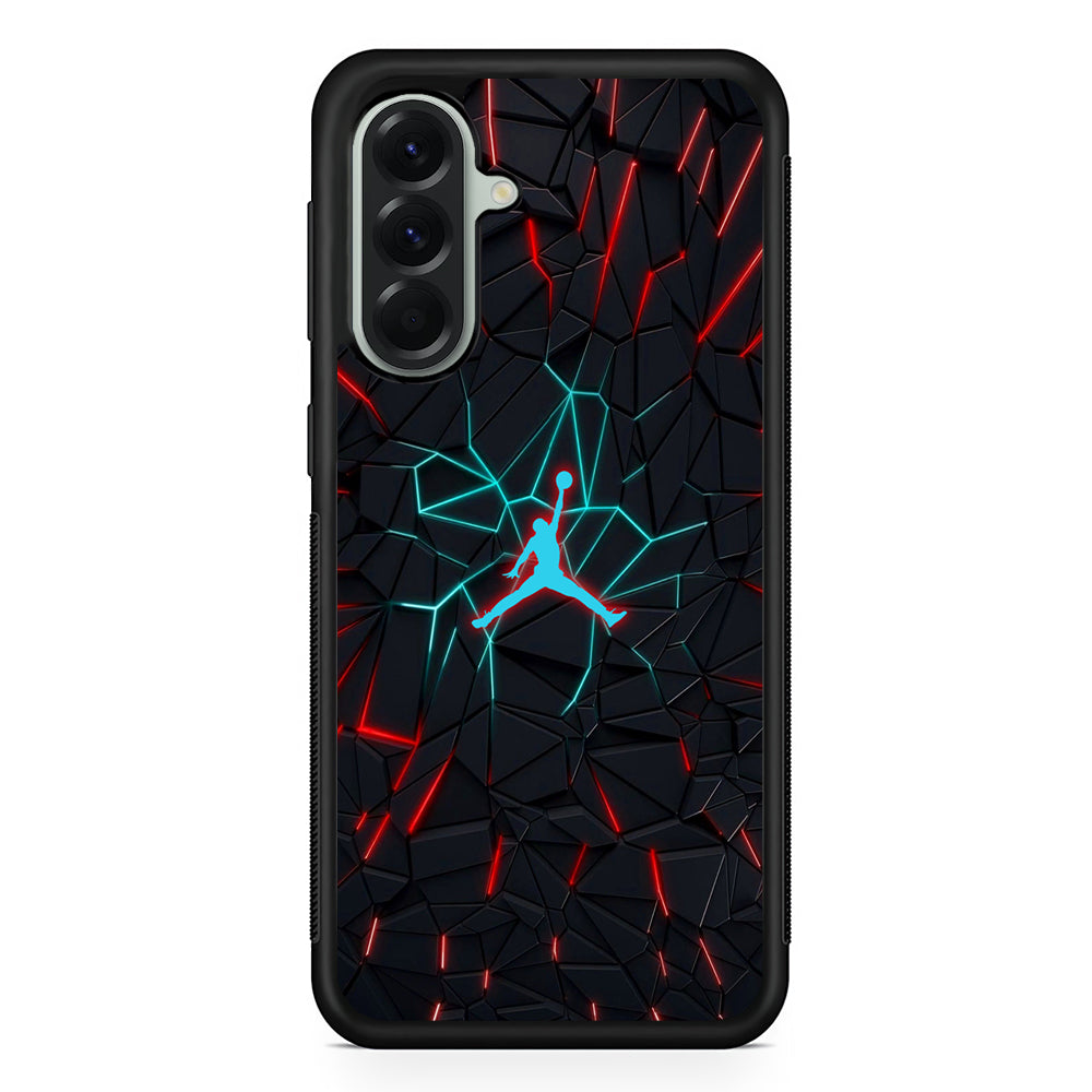 Air Jordan The Rock Shapes Samsung Galaxy A56 Case | Samsung Galaxy A56 Rubber Protective Case