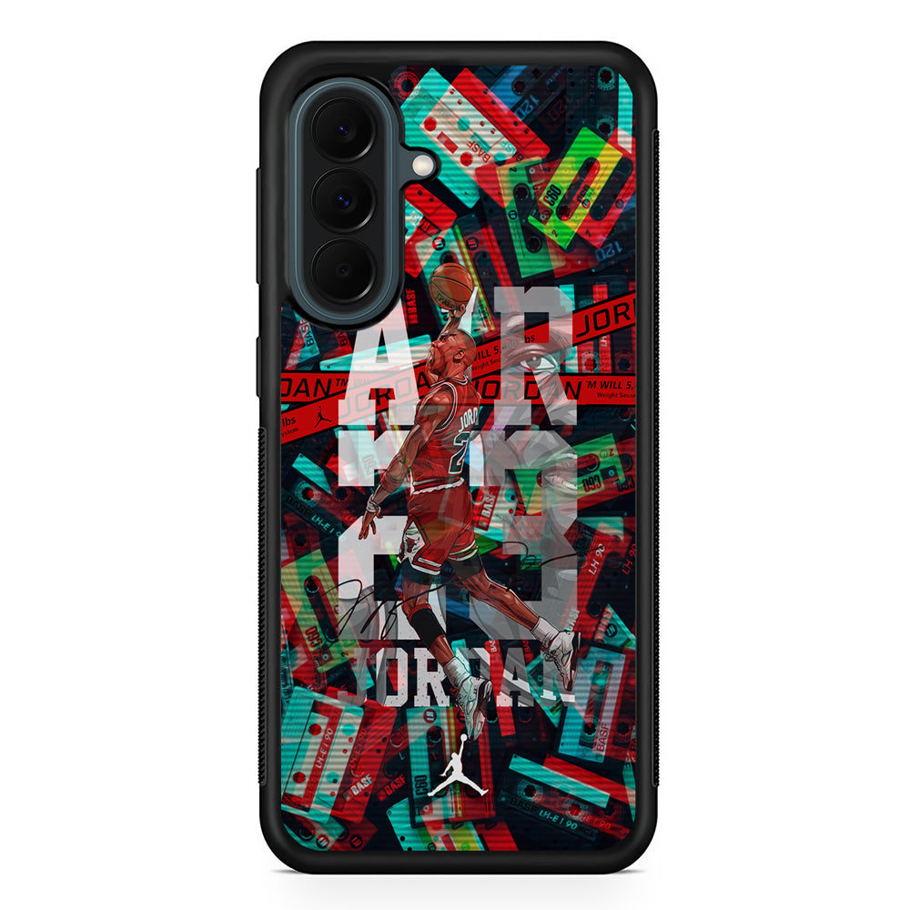 Air Jordan Record The Moment Samsung Galaxy A37 Case | Custom Samsung Galaxy A37 Protective Cover