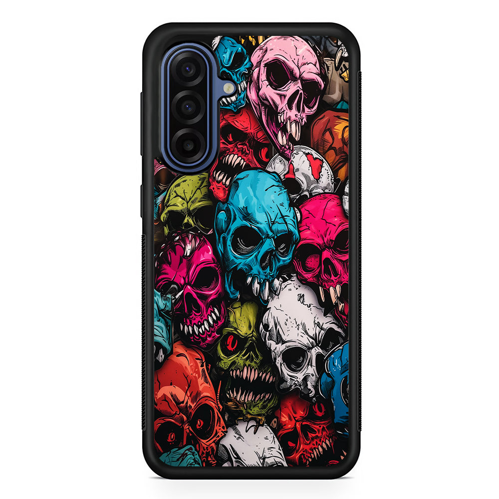 Skull Colorful Pattern Samsung Galaxy A17 Case | Slim Protective Phone Cover