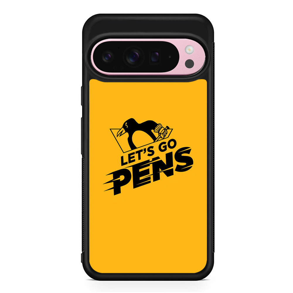 NHL Pittsburgh Penguins Let's Go Google Pixel 9 Pro XL Case | Protective Cover