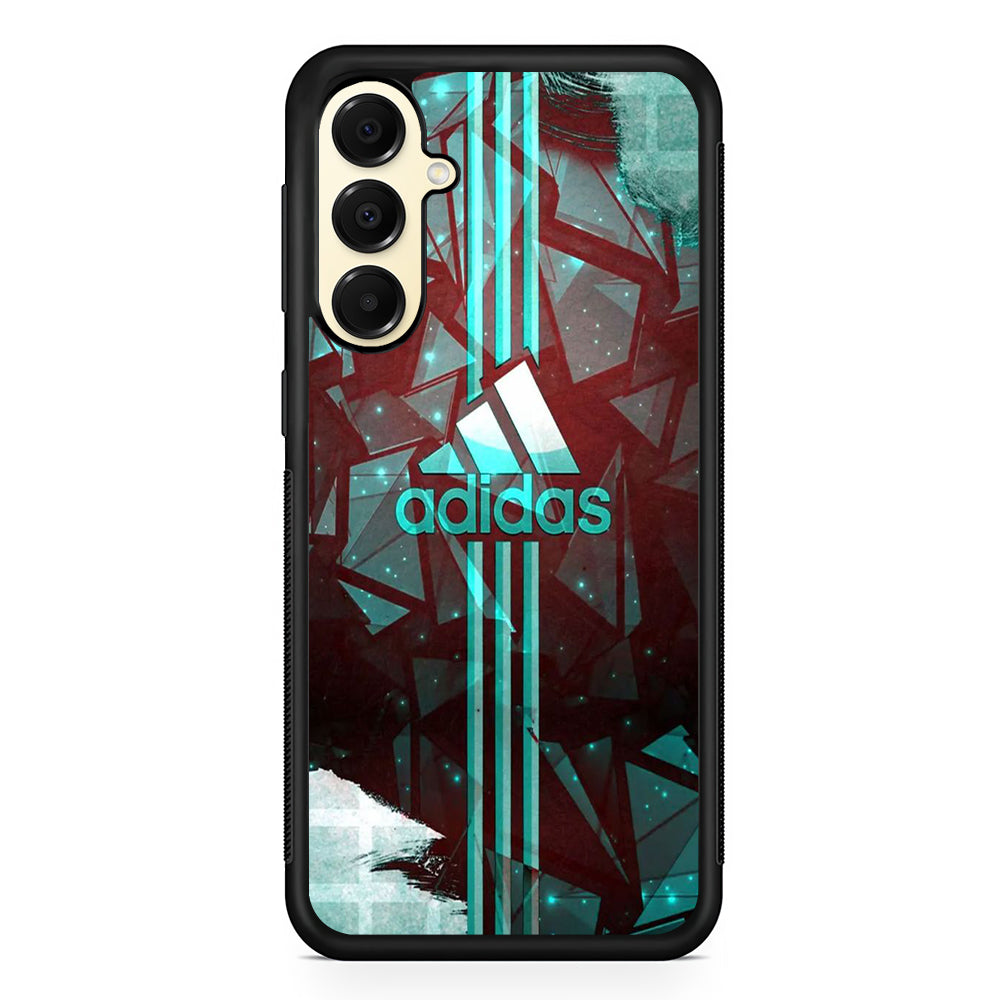 Adidas Green Light Abstract Samsung Galaxy A16 Case | Slim Rubber Case for Samsung Galaxy A16