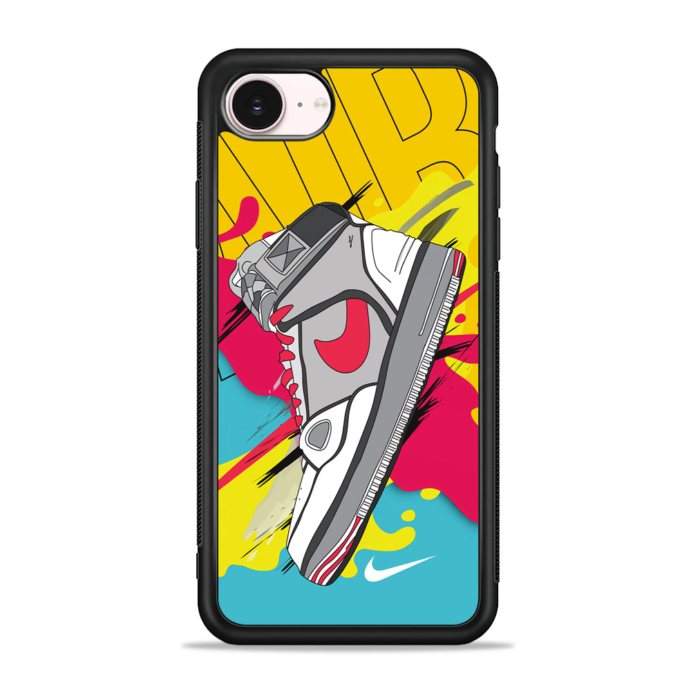 Nike Vibes of Swanky iPhone 17e Case - Silicone Case