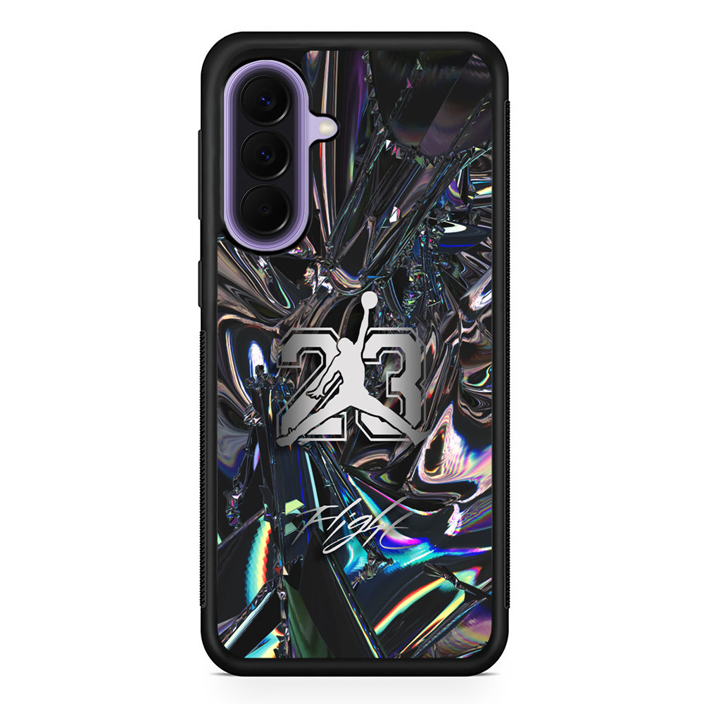Air Jordan Abstract Mirror Backdrop Samsung Galaxy A57 Case | Slim Samsung Galaxy A57 Rubber Case