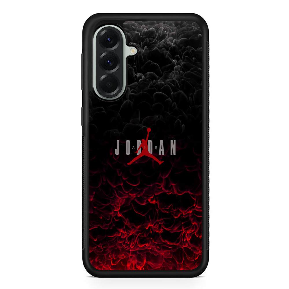 Air Jordan Light The Smoke Samsung Galaxy A56 Case | Samsung Galaxy A56 Rubber Protective Case