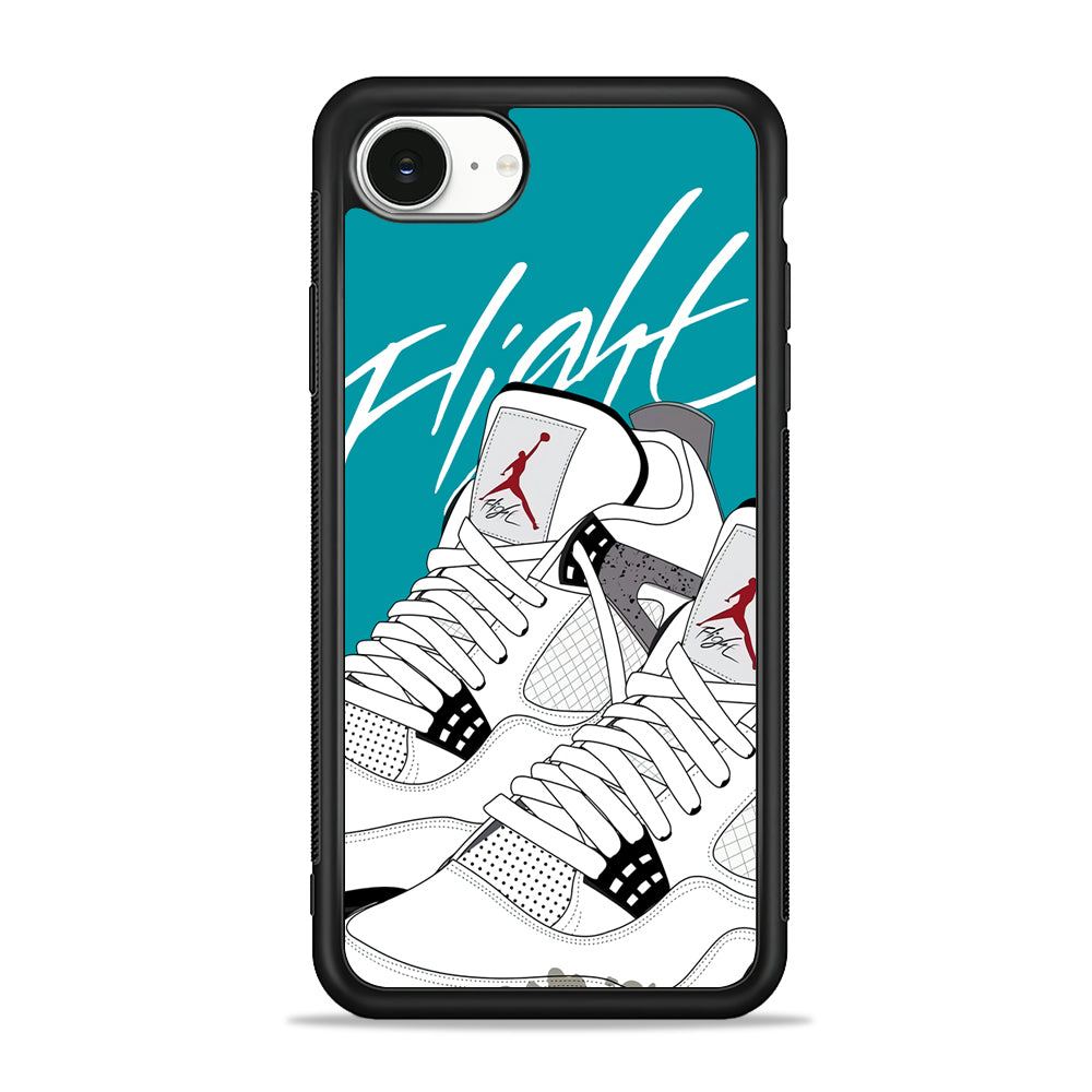 Air Jordan The White Shoes iPhone 16e Case - Slim Silicone Case