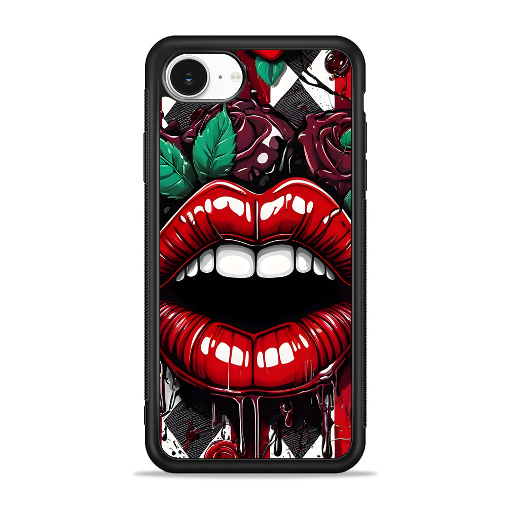Sexy Big Lips Closeup iPhone 16e Case | Protective Phone Cover