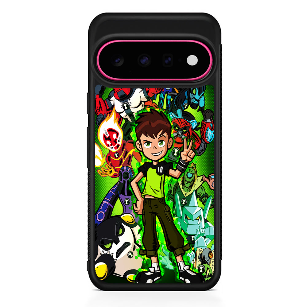 Ben 10 and All Alien Google Pixel 11 Case | Slim Shockproof Cover