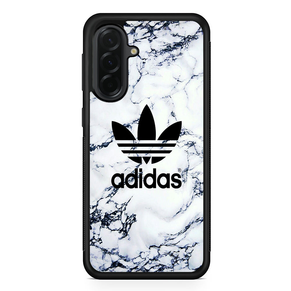 Adidas White Marble Samsung Galaxy A36 Case | Slim Samsung Galaxy A36 Protective Case