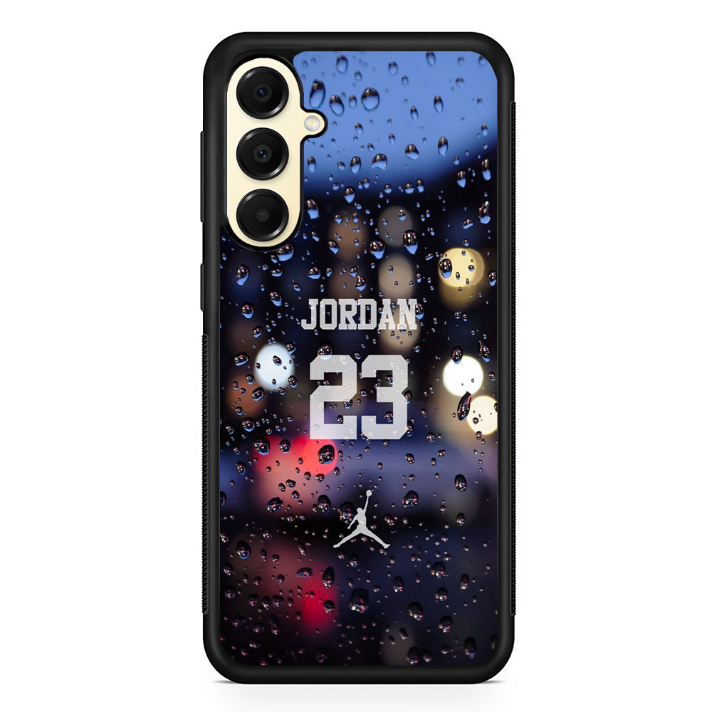 Air Jordan Glow from Rainy Night Samsung Galaxy A16 Case | Slim Rubber Case for Samsung Galaxy A16