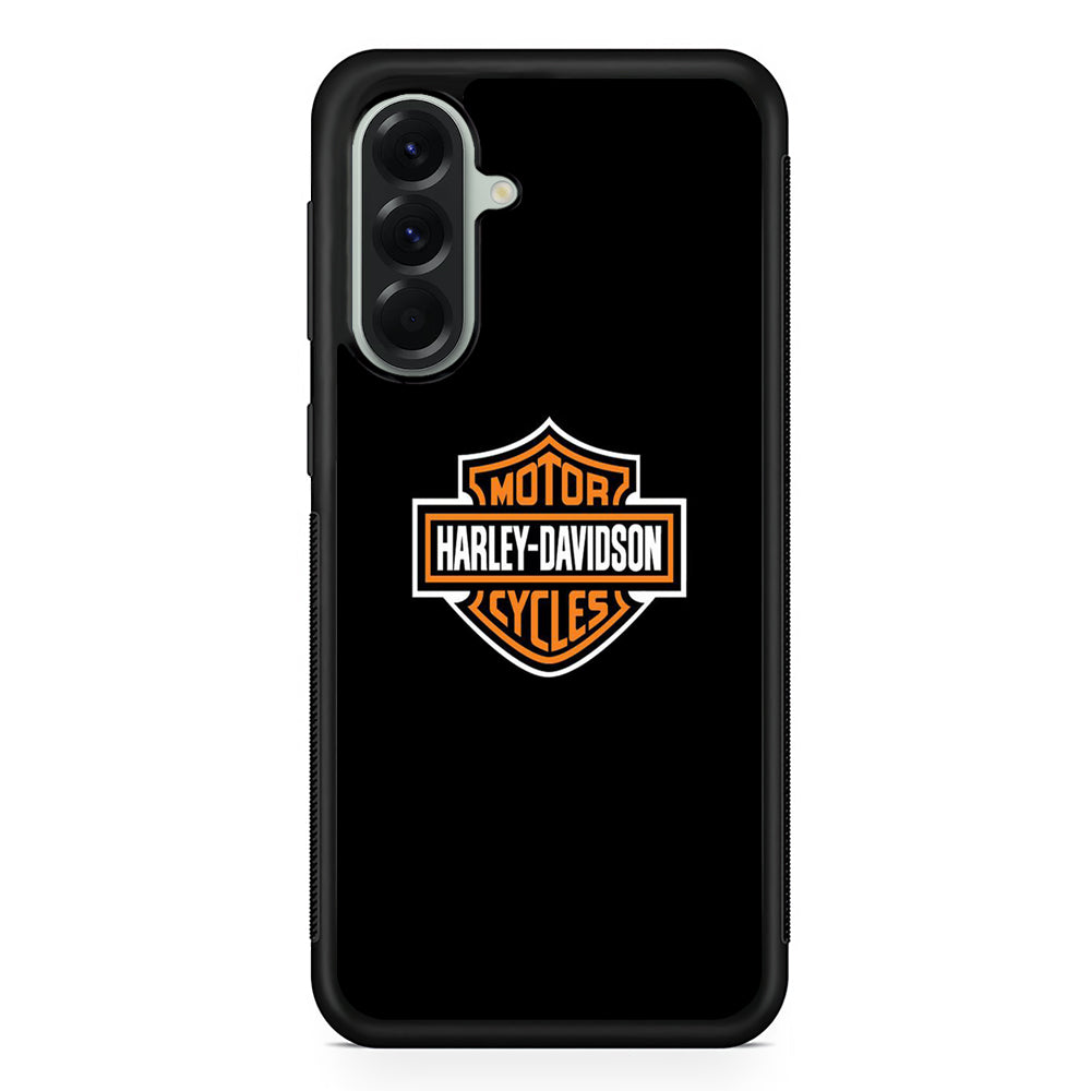 Harley Davidson Logo Black Samsung Galaxy A56 Case | Durable Samsung Galaxy A56 Cover