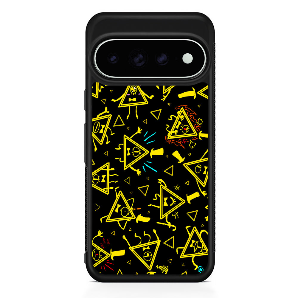 Bill Cipher Gravity Falls Doodle Google Pixel 11 Pro XL Case - Custom Design Protective Case