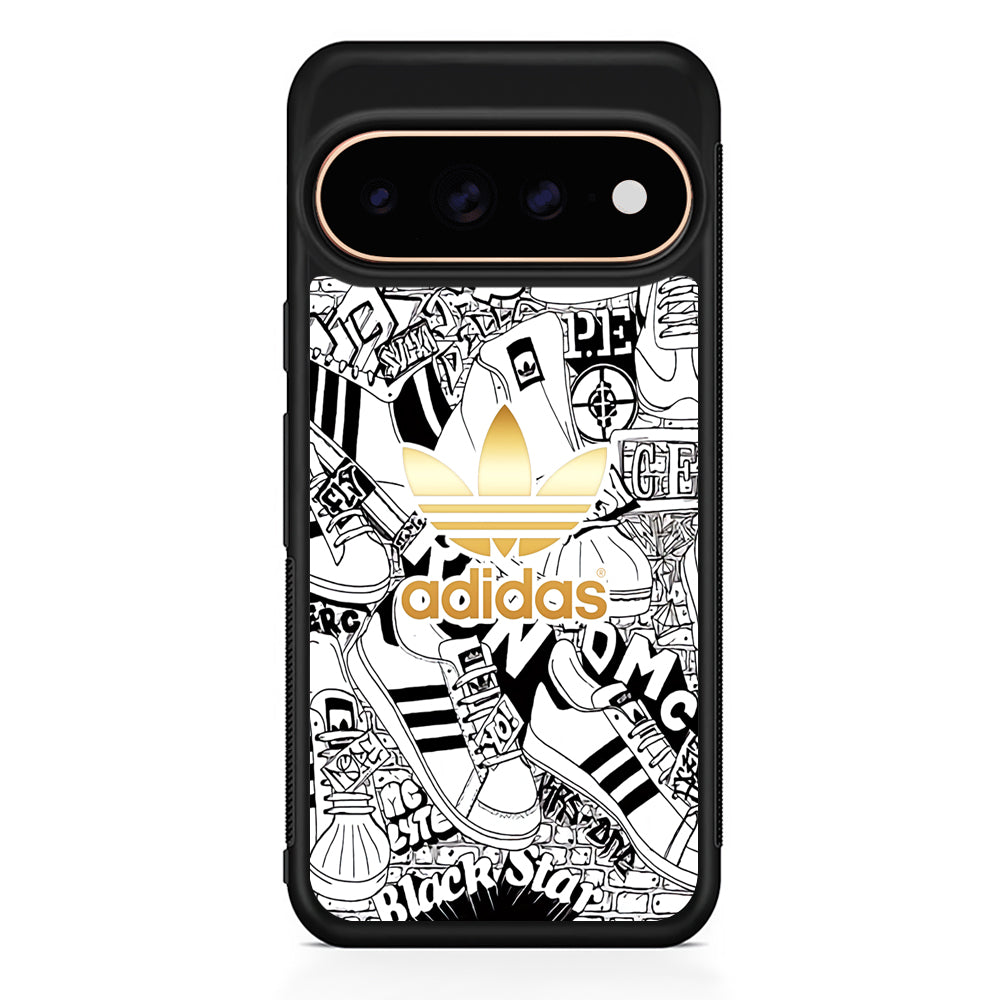 Adidas Fabulous Golden Glow Google Pixel 11 Pro Case - Stylish Protective Phone Case