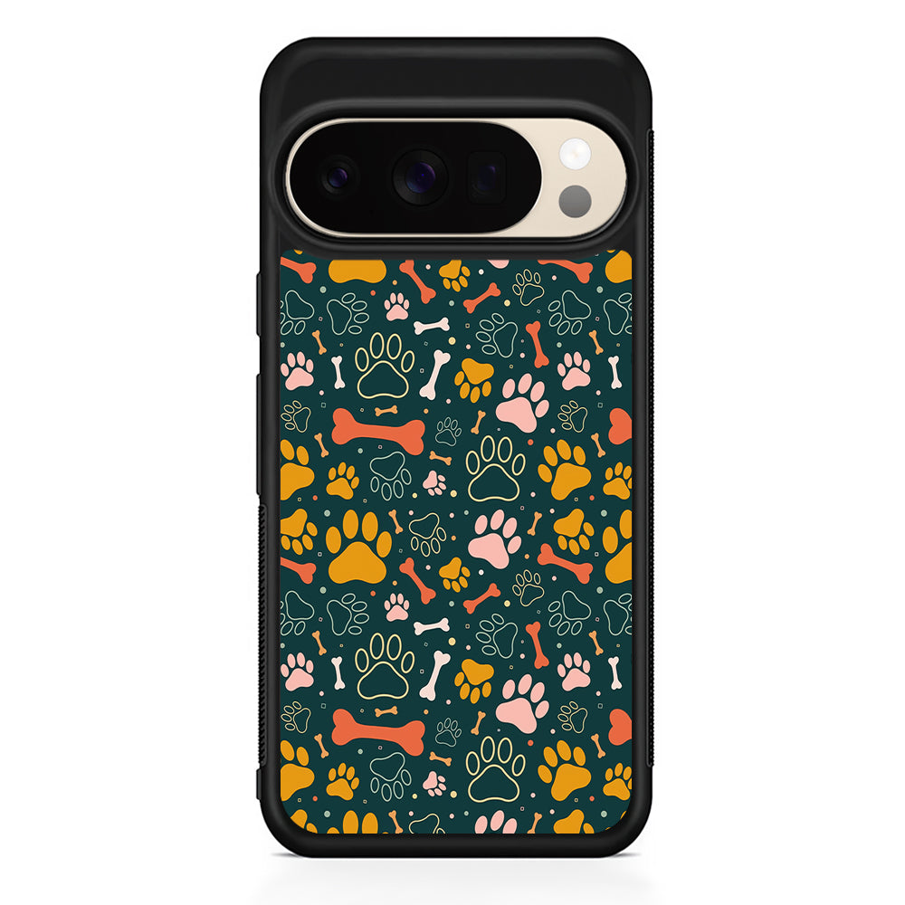 Dog Tracks and Bones Google Pixel 10 Pro XL Case | Slim Google Pixel 10 Pro XL Protective Case