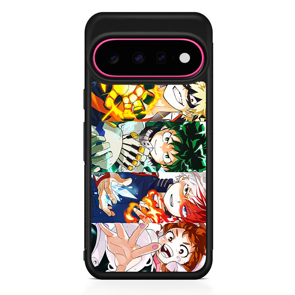 My Hero Academia Main Characters Google Pixel 11 Case | Slim Shockproof Cover