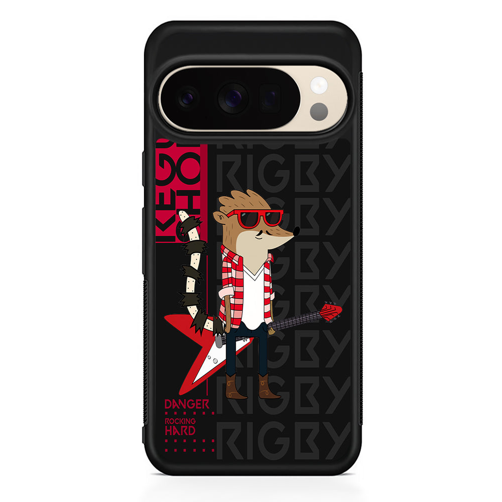 Regular Show Rigby Rockstar Google Pixel 10 Pro XL Case | Slim Google Pixel 10 Pro XL Protective Case