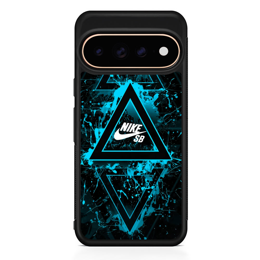 Nike Blue Paint Triangle Google Pixel 11 Pro Case - Stylish Protective Phone Case