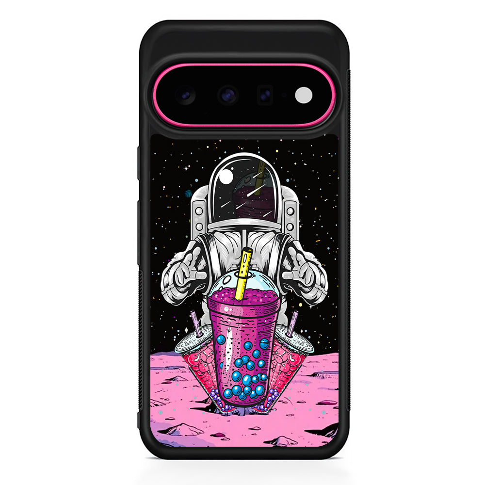Astronaut and Bubble Ice Google Pixel 11 Case | Slim Shockproof Cover