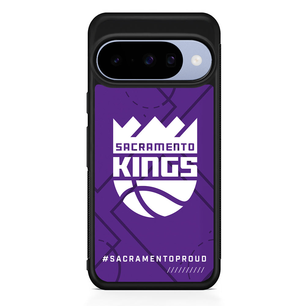 NBA Sacramento Kings Proud Google Pixel 10 Case | Google Pixel 10 Rubber Protective Case