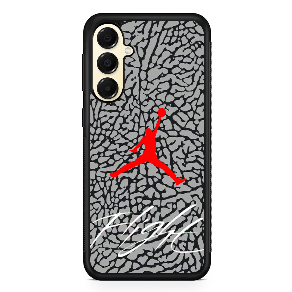 Air Jordan Hidden Patern Samsung Galaxy A16 Case | Slim Rubber Case for Samsung Galaxy A16