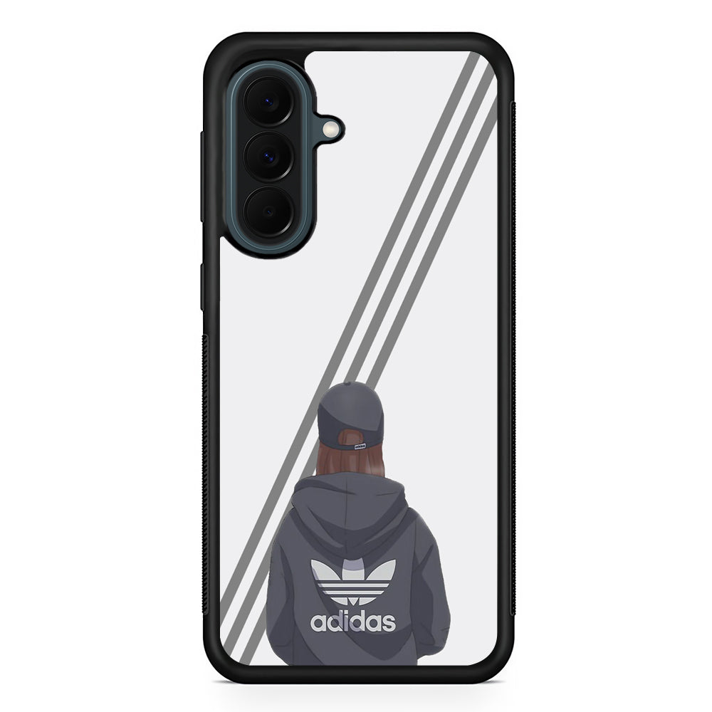Adidas Girl Hype Stripe Samsung Galaxy A37 Case | Custom Samsung Galaxy A37 Protective Cover