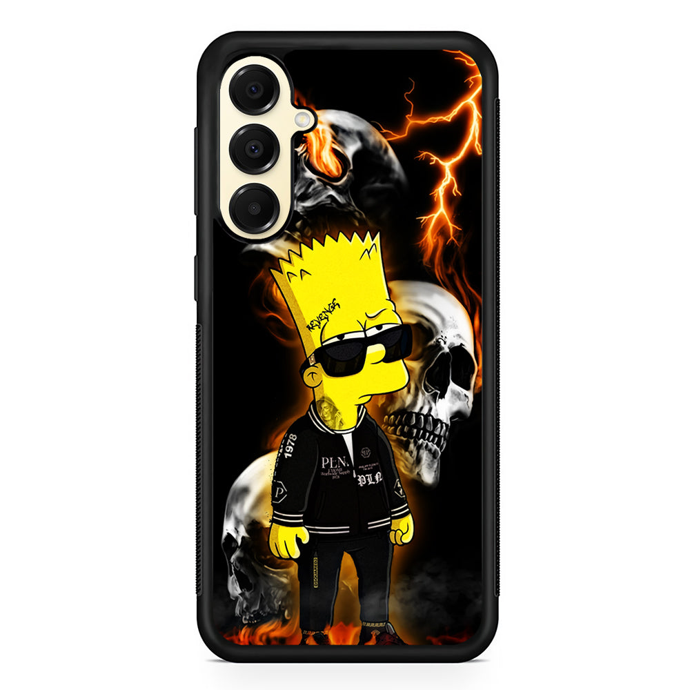 Bart Simpson Bad Boy Samsung Galaxy A16 Case | Slim Rubber Samsung Galaxy A16 Case