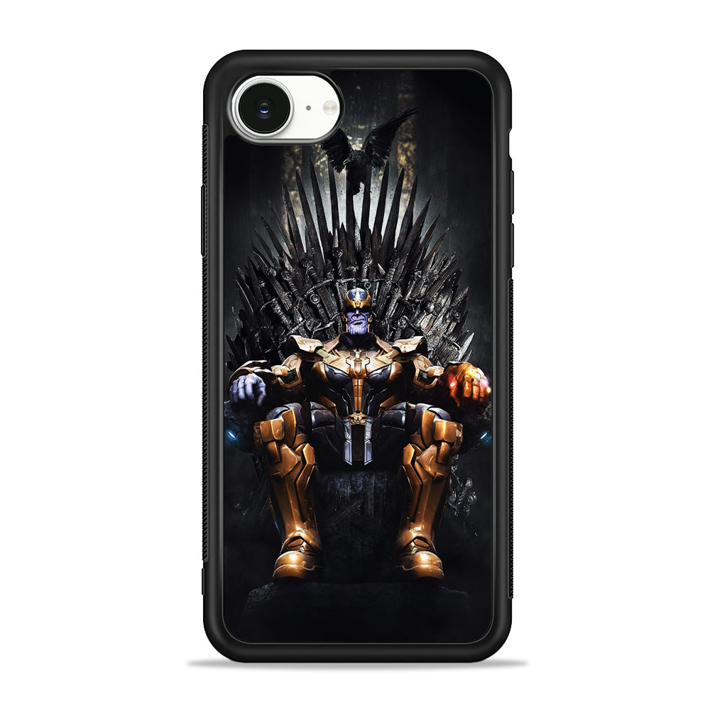 Thanos Sits On The Iron Throne iPhone 16e Case | Protective Phone Cover