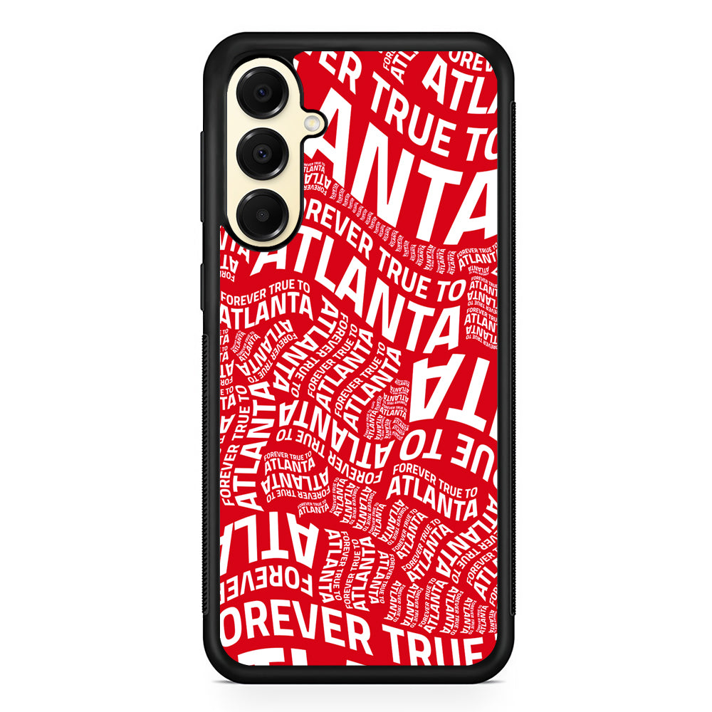 NBA Atlanta Hawks Word Samsung Galaxy A16 Case | Slim Rubber Samsung Galaxy A16 Case