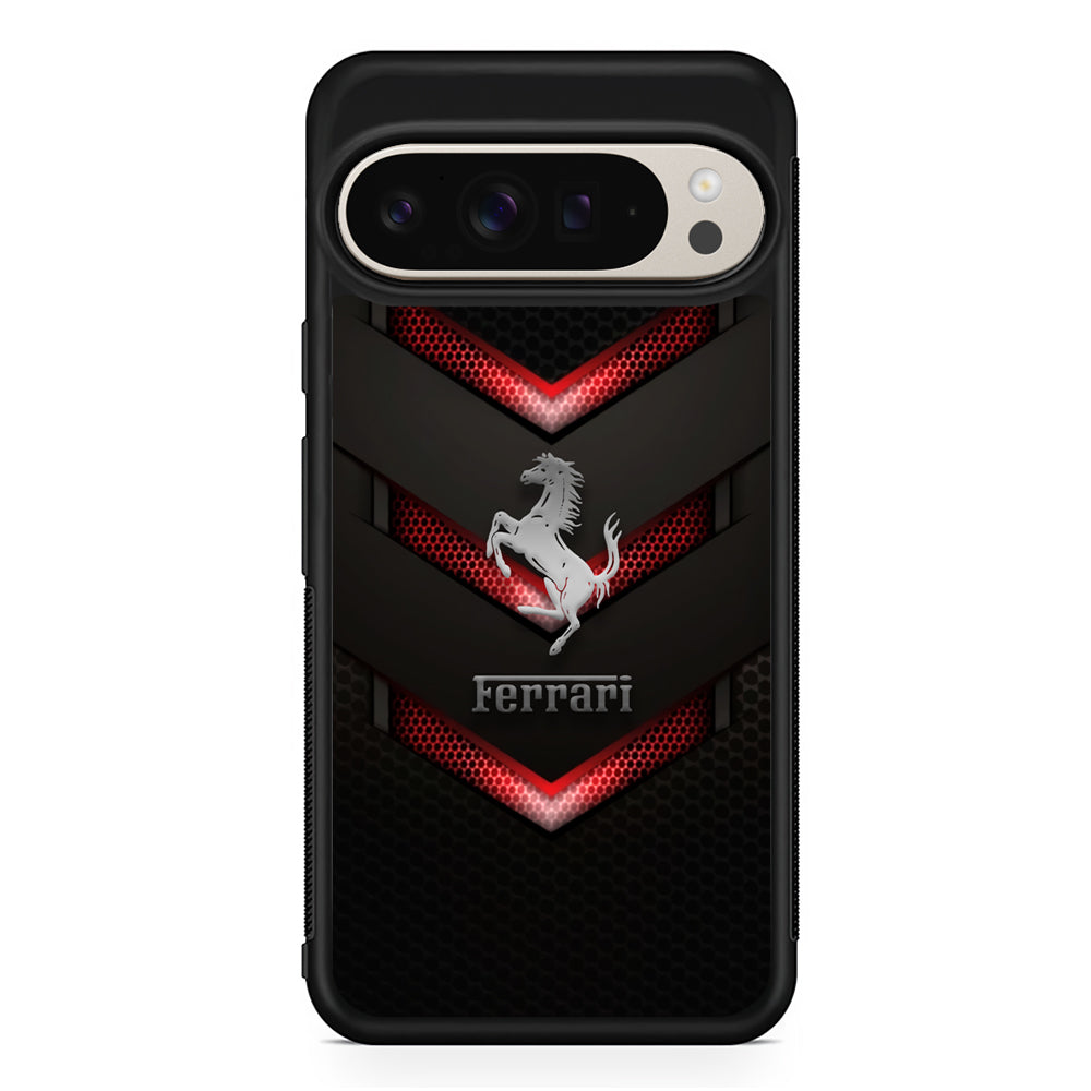 Ferrari Red Steam Google Pixel 9 Pro Case | Slim Protective Cover
