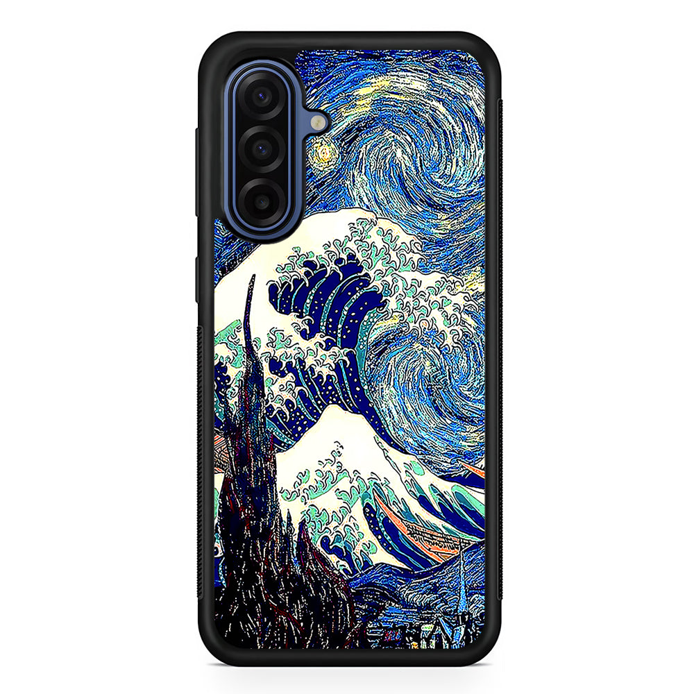The Great Wave The Starry Night Samsung Galaxy A17 Case | Slim Protective Phone Cover