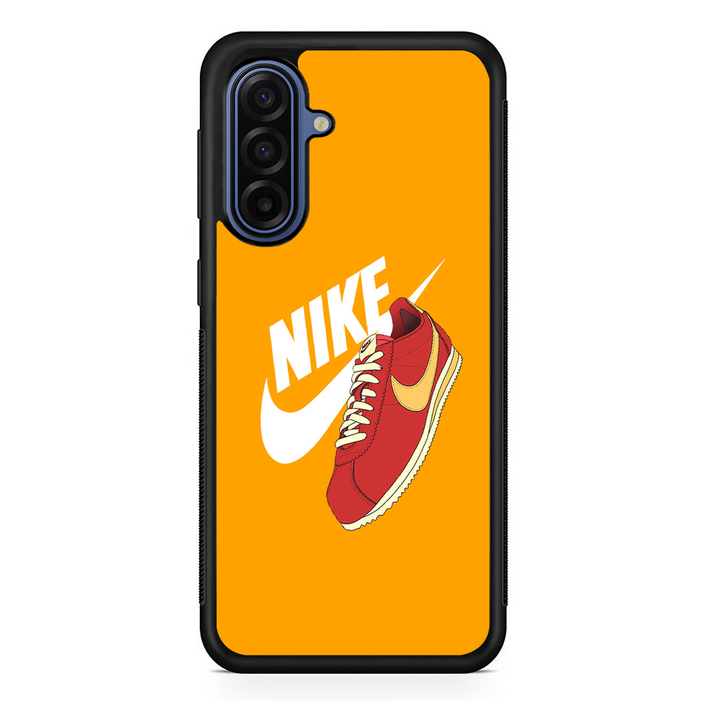 Nike Sneaker Shoes Red Samsung Galaxy A17 Case | Samsung Galaxy A17 Protective Rubber Case