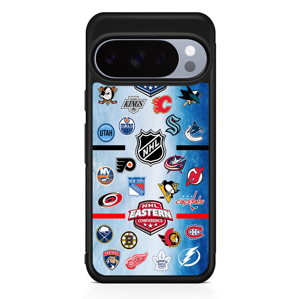 All NHL Teams Logo Google Pixel 10 Pro Case | Slim Google Pixel 10 Pro Rubber Case