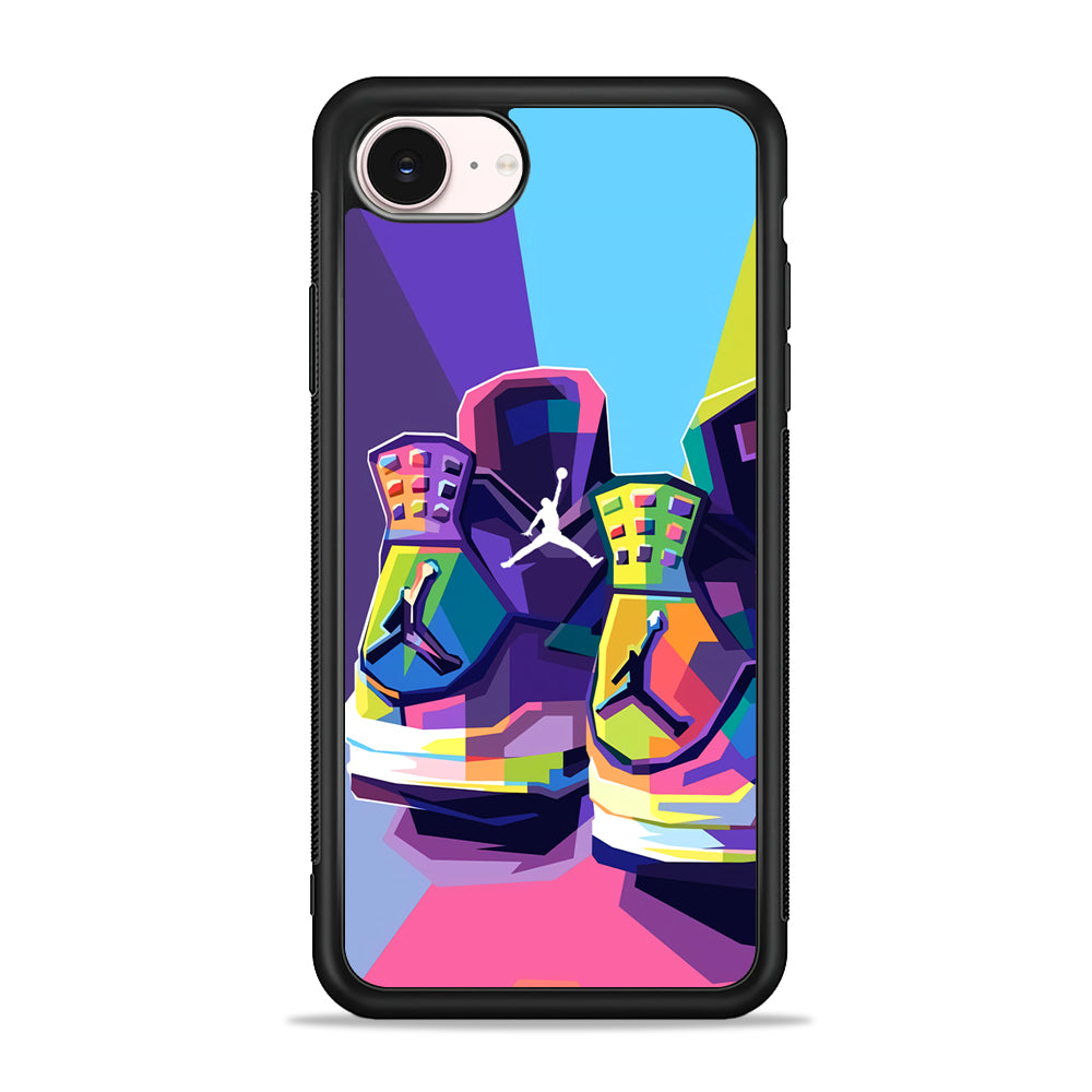 Air Jordan Pop Art Touch iPhone 17e Case - Silicone Case