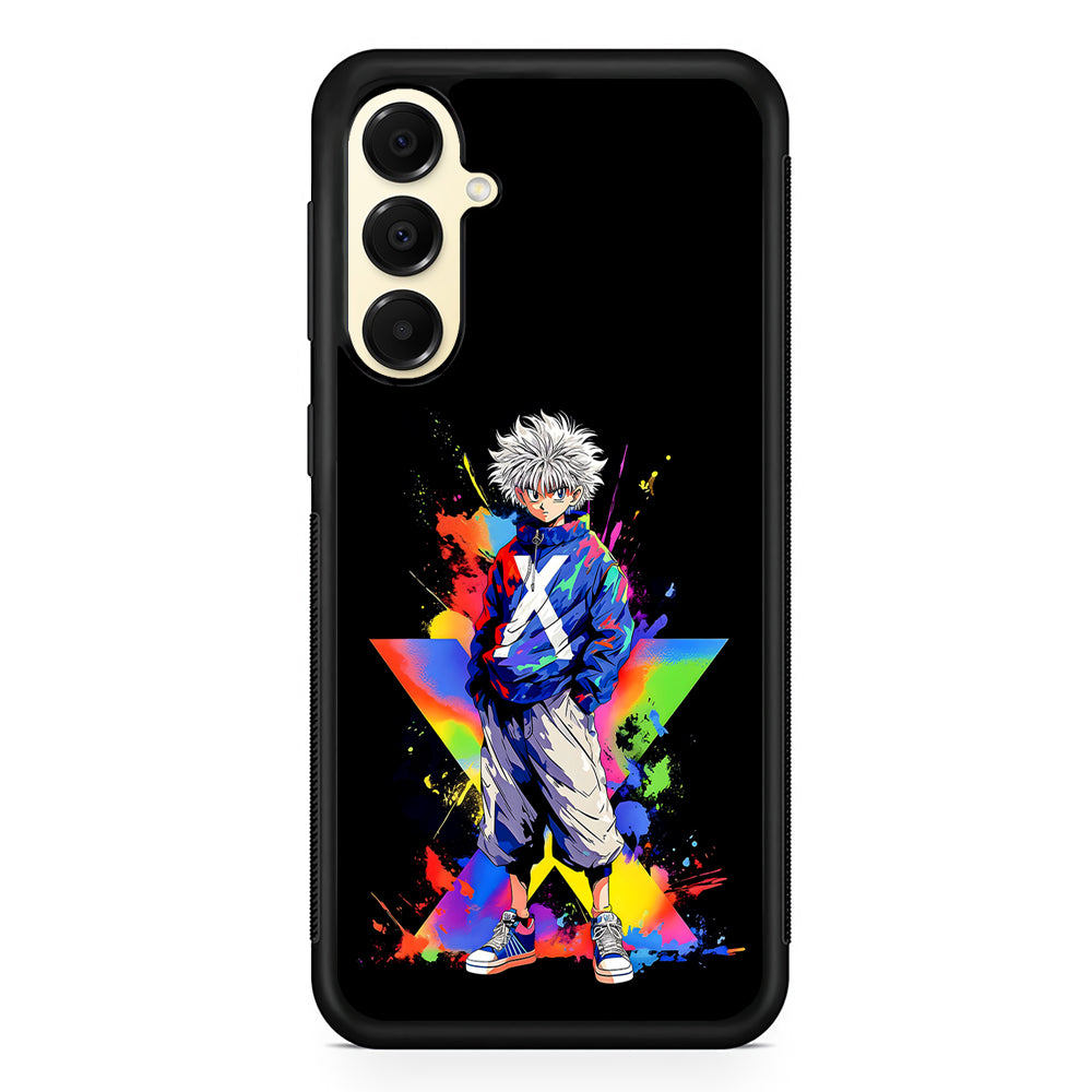 Hunter x Hunter Killua Fashionable Samsung Galaxy A16 Case | Slim Rubber Samsung Galaxy A16 Case