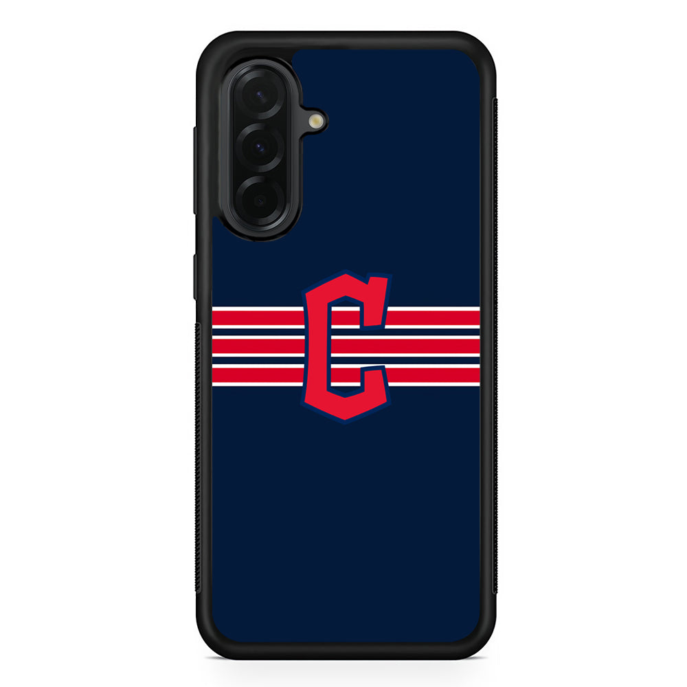 MLB Cleveland Guardians Team Samsung Galaxy A36 Case | Protective Rubber Cover