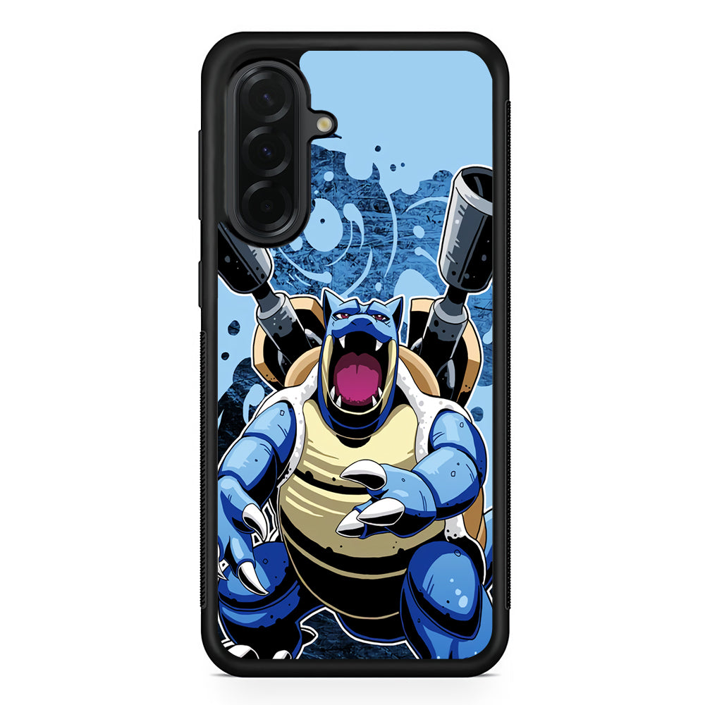 Blastoise Pokemon Samsung Galaxy A36 Case | Protective Rubber Cover