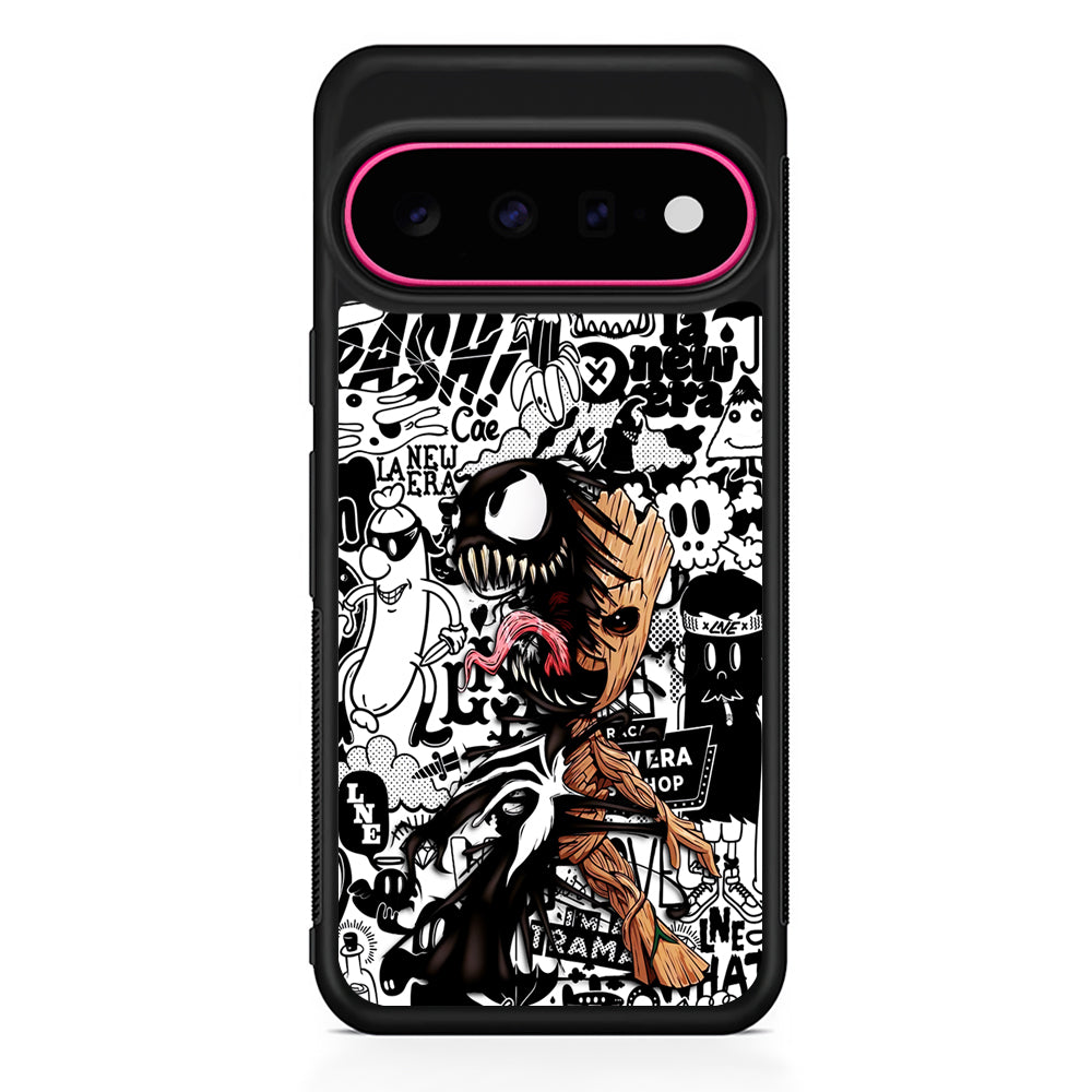 Groot x Venom Fusion Mode Google Pixel 11 Case | Slim Shockproof Cover