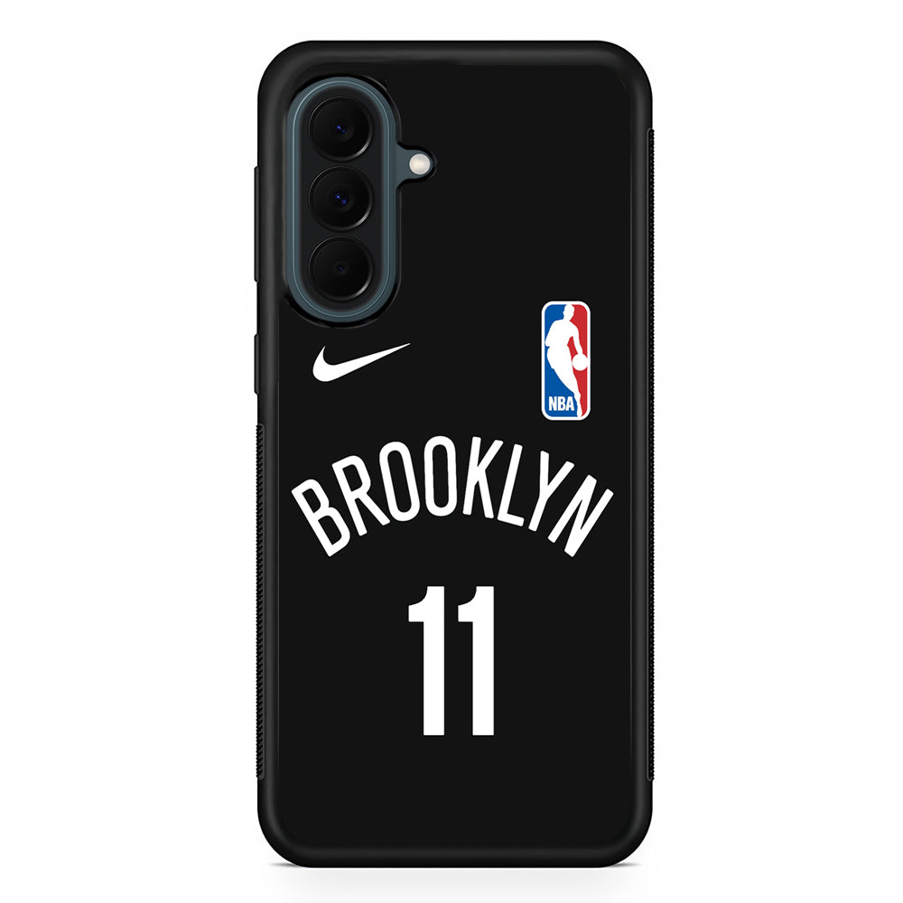Nike Brooklyn Jersey Samsung Galaxy A37 Case | Samsung Galaxy A37 Rubber Phone Case