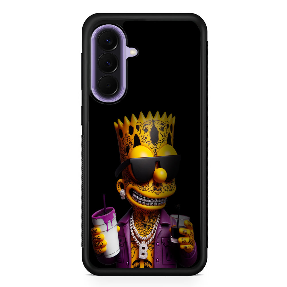 Bart Simpson The Rapper Samsung Galaxy A57 Case | Slim Samsung Galaxy A57 Rubber Case
