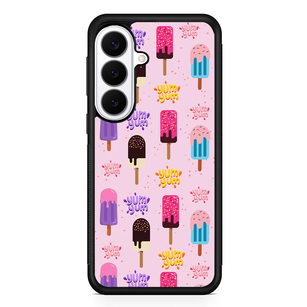 Pink Colourful Cute Ice Cream Samsung Galaxy S26 Plus Case | Slim Protective Cover for Samsung Galaxy S26 Plus