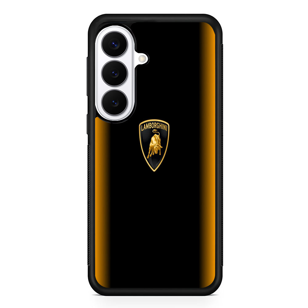 Lamborghini Stripe Gold Samsung Galaxy S26 Plus Case | Lightweight Protective Cover for Galaxy S26 Plus