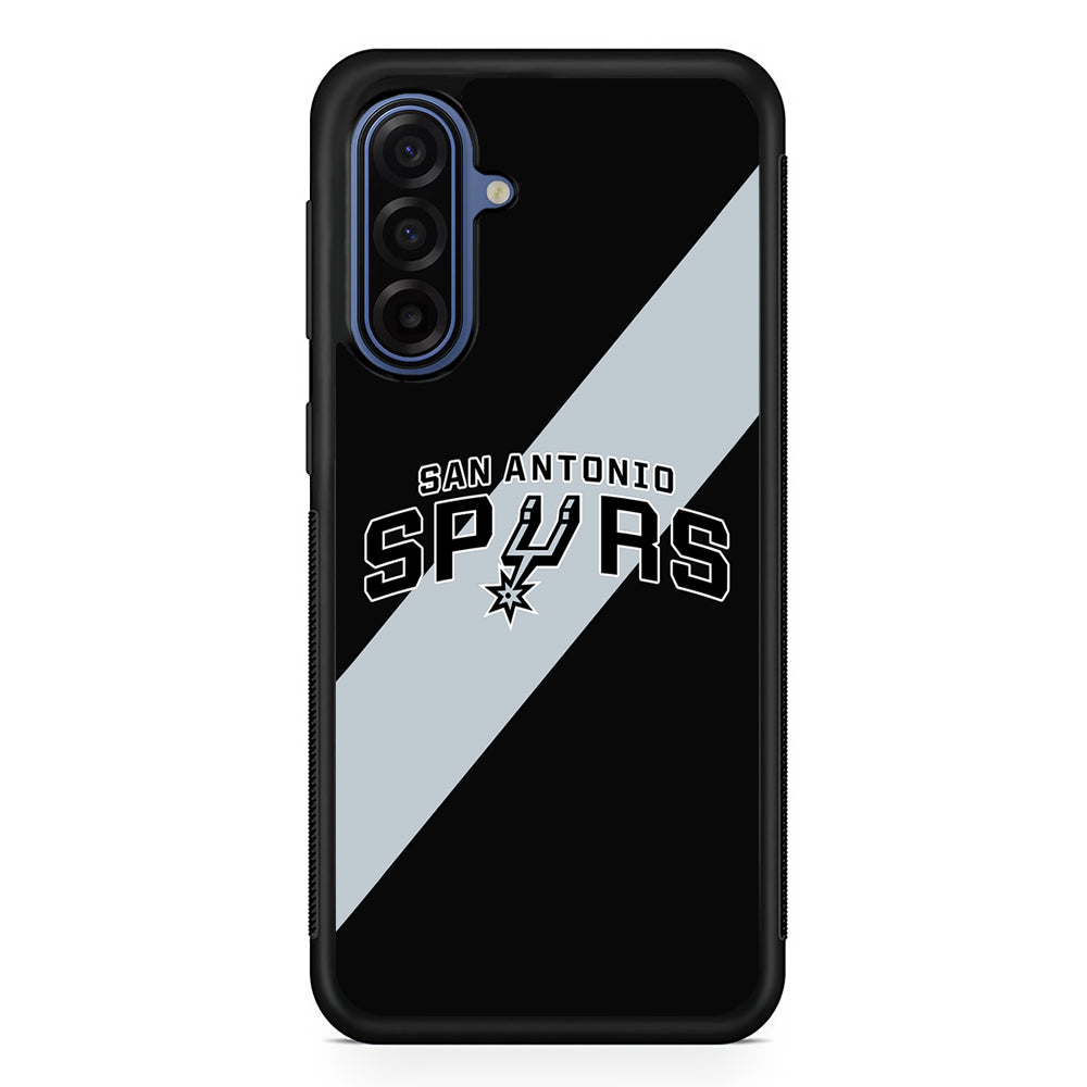 NBA San Antonio Spurs Stripe Samsung Galaxy A17 Case | Slim Protective Phone Cover